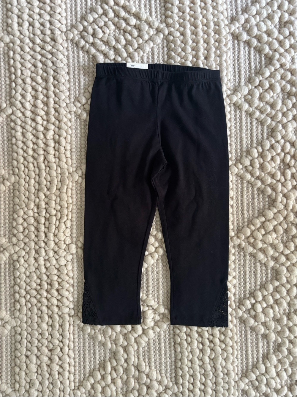 NWT SO Favorite Capri Leggings Pants black girl size 12
